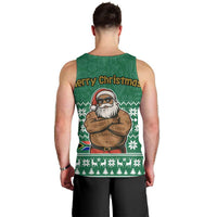 South Africa Christmas Men Tank Top Christmas Santa Claus Tattoo - Wonder Print Shop