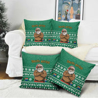 South Africa Christmas Pillow Cover Christmas Santa Claus Tattoo - Wonder Print Shop