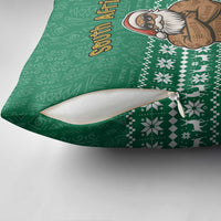 South Africa Christmas Pillow Cover Christmas Santa Claus Tattoo - Wonder Print Shop