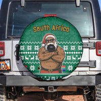 South Africa Christmas Spare Tire Cover Christmas Santa Claus Tattoo - Wonder Print Shop