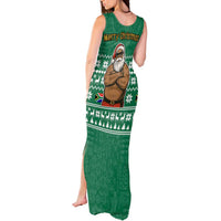 South Africa Christmas Tank Maxi Dress Christmas Santa Claus Tattoo - Wonder Print Shop