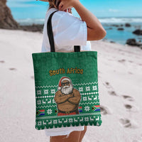 South Africa Christmas Tote Bag Christmas Santa Claus Tattoo - Wonder Print Shop