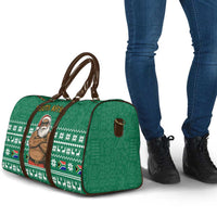 South Africa Christmas Travel Bag Christmas Santa Claus Tattoo - Wonder Print Shop