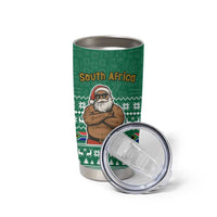 South Africa Christmas Tumbler Cup Christmas Santa Claus Tattoo - Wonder Print Shop