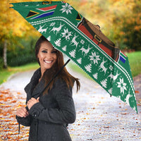 South Africa Christmas Umbrella Christmas Santa Claus Tattoo - Wonder Print Shop