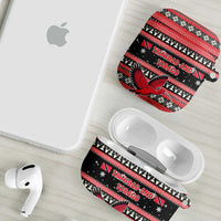 Trinidad and Tobago Christmas AirPods Case Bird and Coat of Arms Design - Wonder Print Shop