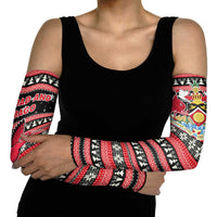 Trinidad and Tobago Christmas Arm Sleeves Bird and Coat of Arms Design - Wonder Print Shop