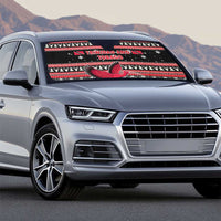 Trinidad and Tobago Christmas Auto Sun Shade Bird and Coat of Arms Design - Wonder Print Shop
