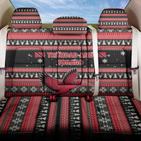 Trinidad and Tobago Christmas Back Car Seat Cover Bird and Coat of Arms Design - Wonder Print Shop