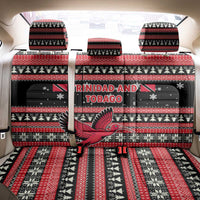Trinidad and Tobago Christmas Back Car Seat Cover Bird and Coat of Arms Design - Wonder Print Shop