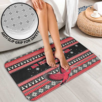 Trinidad and Tobago Christmas Bathroom Set Bird and Coat of Arms Design - Wonder Print Shop