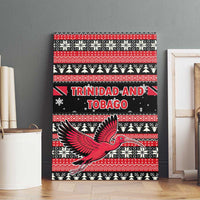 Trinidad and Tobago Christmas Canvas Wall Art Bird and Coat of Arms Design - Wonder Print Shop