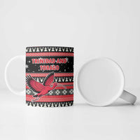 Trinidad and Tobago Christmas Ceramic Mug Bird and Coat of Arms Design - Wonder Print Shop