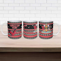 Trinidad and Tobago Christmas Ceramic Mug Bird and Coat of Arms Design - Wonder Print Shop