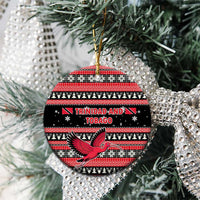 Trinidad and Tobago Christmas Ceramic Ornament Bird and Coat of Arms Design - Wonder Print Shop