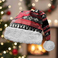 Trinidad and Tobago Christmas Santa Hat Bird and Coat of Arms Design - Wonder Print Shop