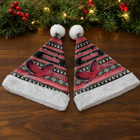 Trinidad and Tobago Christmas Santa Hat Bird and Coat of Arms Design - Wonder Print Shop