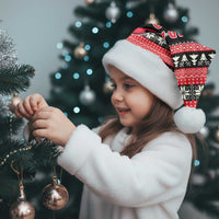 Trinidad and Tobago Christmas Santa Hat Bird and Coat of Arms Design - Wonder Print Shop