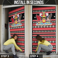 Trinidad and Tobago Christmas Door Cover Bird and Coat of Arms Design - Wonder Print Shop
