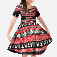 Trinidad and Tobago Christmas Family Matching Mermaid Dress and Hawaiian Shirt Bird and Coat of Arms Design - Wonder Print Shop