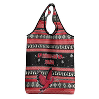 Trinidad and Tobago Christmas Grocery Bag Bird and Coat of Arms Design - Wonder Print Shop