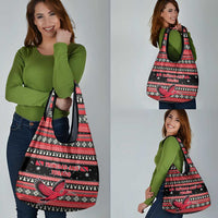 Trinidad and Tobago Christmas Grocery Bag Bird and Coat of Arms Design - Wonder Print Shop