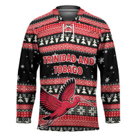 Trinidad and Tobago Christmas Hockey Jersey Bird and Coat of Arms Design - Wonder Print Shop
