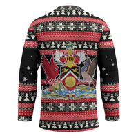 Trinidad and Tobago Christmas Hockey Jersey Bird and Coat of Arms Design - Wonder Print Shop