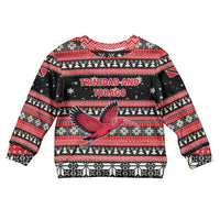 Trinidad and Tobago Christmas Kid Ugly Christmas Sweater Bird and Coat of Arms Design - Wonder Print Shop