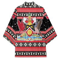 Trinidad and Tobago Christmas Kimono Bird and Coat of Arms Design - Wonder Print Shop