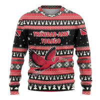 Trinidad and Tobago Christmas Ugly Christmas Sweater Bird and Coat of Arms Design - Wonder Print Shop
