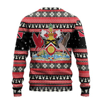 Trinidad and Tobago Christmas Ugly Christmas Sweater Bird and Coat of Arms Design - Wonder Print Shop