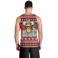 Trinidad and Tobago Christmas Men Tank Top Bird and Coat of Arms Design - Wonder Print Shop