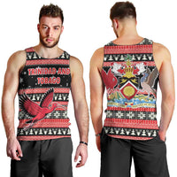 Trinidad and Tobago Christmas Men Tank Top Bird and Coat of Arms Design - Wonder Print Shop