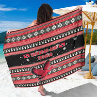 Trinidad and Tobago Christmas Sarong Bird and Coat of Arms Design - Wonder Print Shop