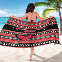 Trinidad and Tobago Christmas Sarong Bird and Coat of Arms Design - Wonder Print Shop