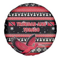 Trinidad and Tobago Christmas Spare Tire Cover Bird and Coat of Arms Design - Wonder Print Shop