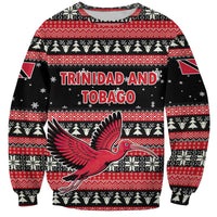 Trinidad and Tobago Christmas Sweatshirt Bird and Coat of Arms Design - Wonder Print Shop