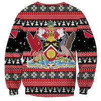 Trinidad and Tobago Christmas Sweatshirt Bird and Coat of Arms Design - Wonder Print Shop