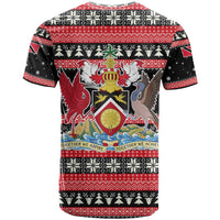 Trinidad and Tobago Christmas T Shirt Bird and Coat of Arms Design - Wonder Print Shop