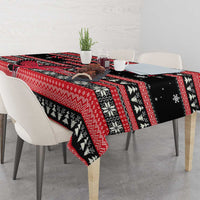 Trinidad and Tobago Christmas Tablecloth Bird and Coat of Arms Design - Wonder Print Shop