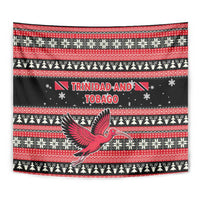Trinidad and Tobago Christmas Tapestry Bird and Coat of Arms Design - Wonder Print Shop