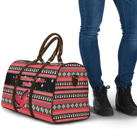 Trinidad and Tobago Christmas Travel Bag Bird and Coat of Arms Design - Wonder Print Shop