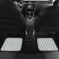 Trinidad and Tobago Christmas Car Mats Christmas Bird Santa and Reindeer Design - Wonder Print Shop