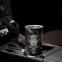 Demon Skull Tumbler Cup Always be yourself unless you can be a Dragon then always be a Dragon - Wonder Print Shop