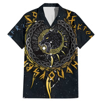 Skoll and Hati Viking Wolfs Family Matching Mermaid Dress and Hawaiian Shirt - Wonder Print Shop