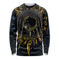 Skoll and Hati Viking Wolfs Long Sleeve Shirt - Wonder Print Shop
