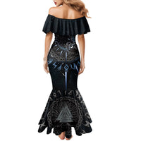 Skoll and Hati Viking Wolfs Mermaid Dress - Wonder Print Shop