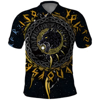 Skoll and Hati Viking Wolfs Polo Shirt - Wonder Print Shop