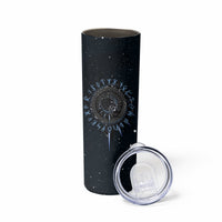 Skoll and Hati Viking Wolfs Skinny Tumbler - Wonder Print Shop